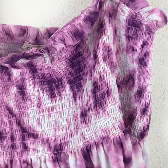 BCBGeneration - smocked tie dye top - Picture 4 of 8